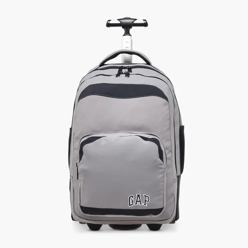 GAP GAP 18-inch Logo Print Trolley Backpack with Retractable Handle and Zip Closure - 45x31x16 cms